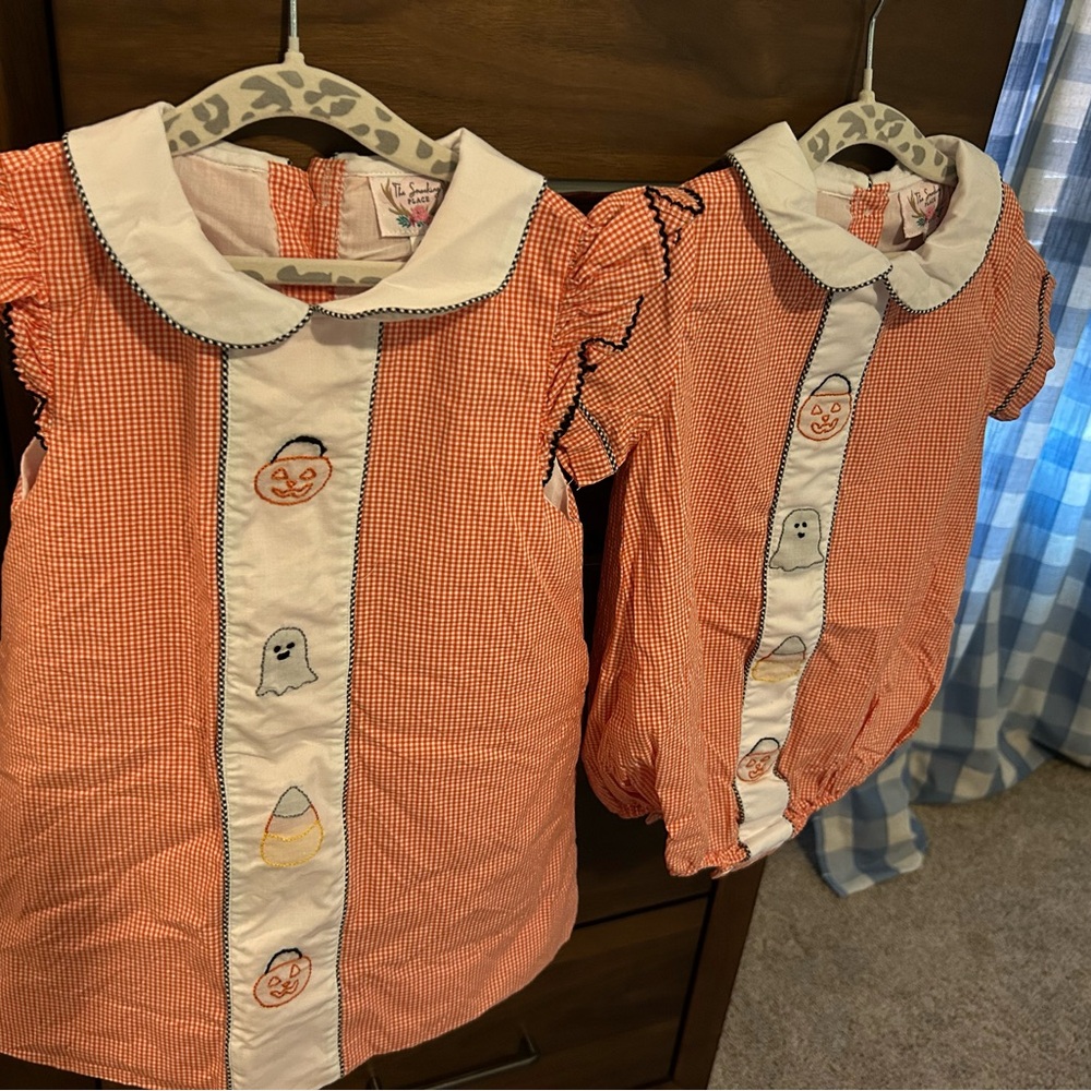 Halloween sibling matching set